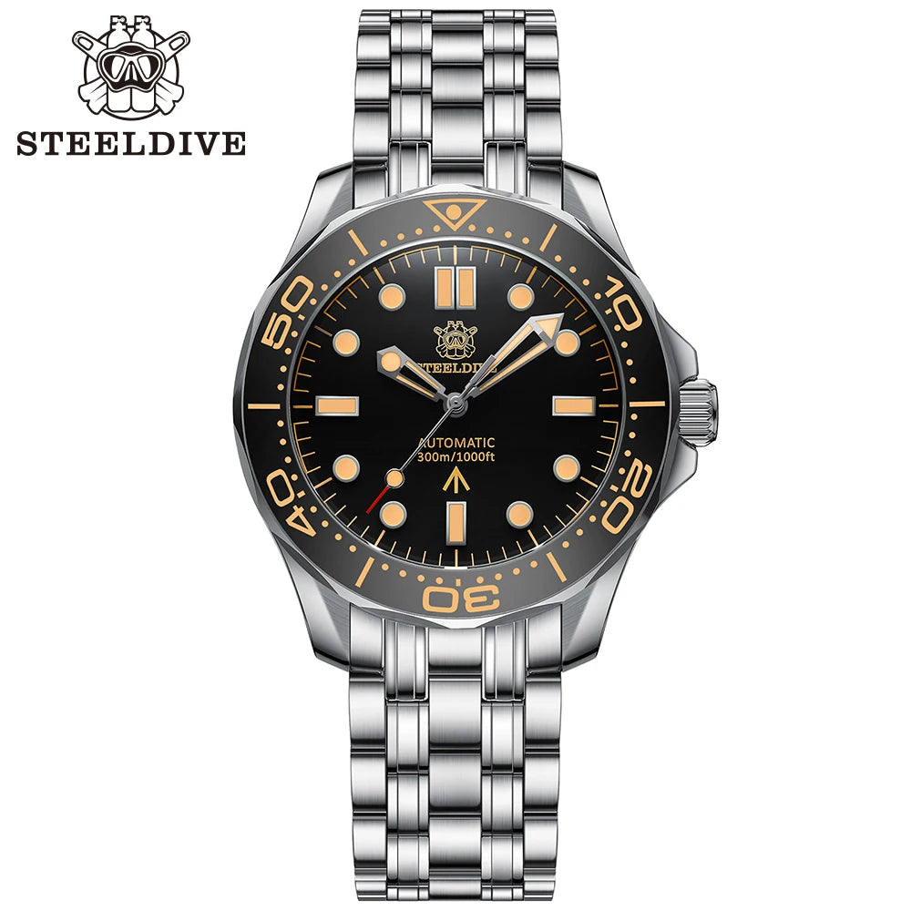 SD1957 New Arrival 42MM Vintage Bezel 200M Waterproof NH35 Green Luminou Sapphire Glass Automatic Dive Watch Montre