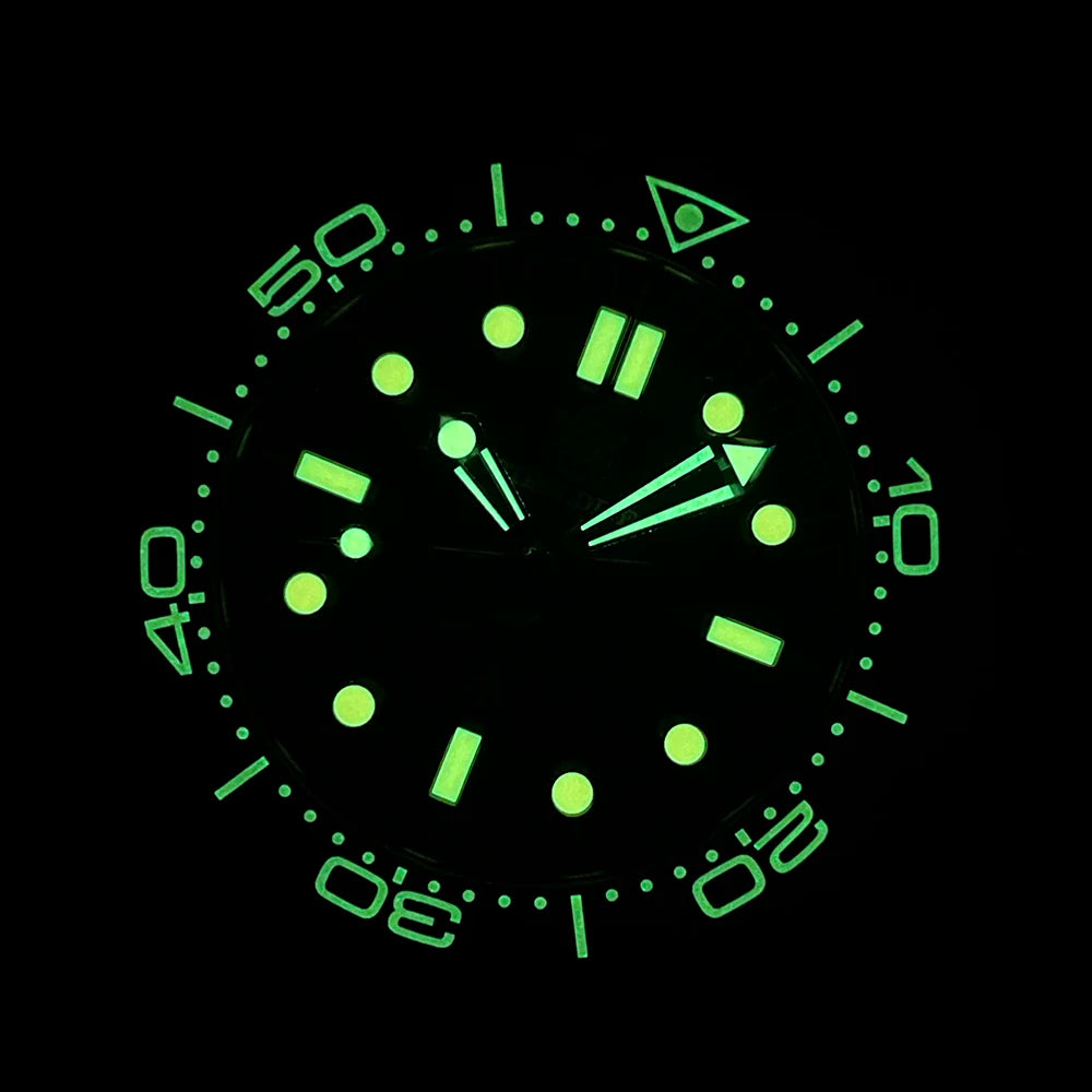 SD1957 New Arrival 42MM Vintage Bezel 200M Waterproof NH35 Green Luminou Sapphire Glass Automatic Dive Watch Montre